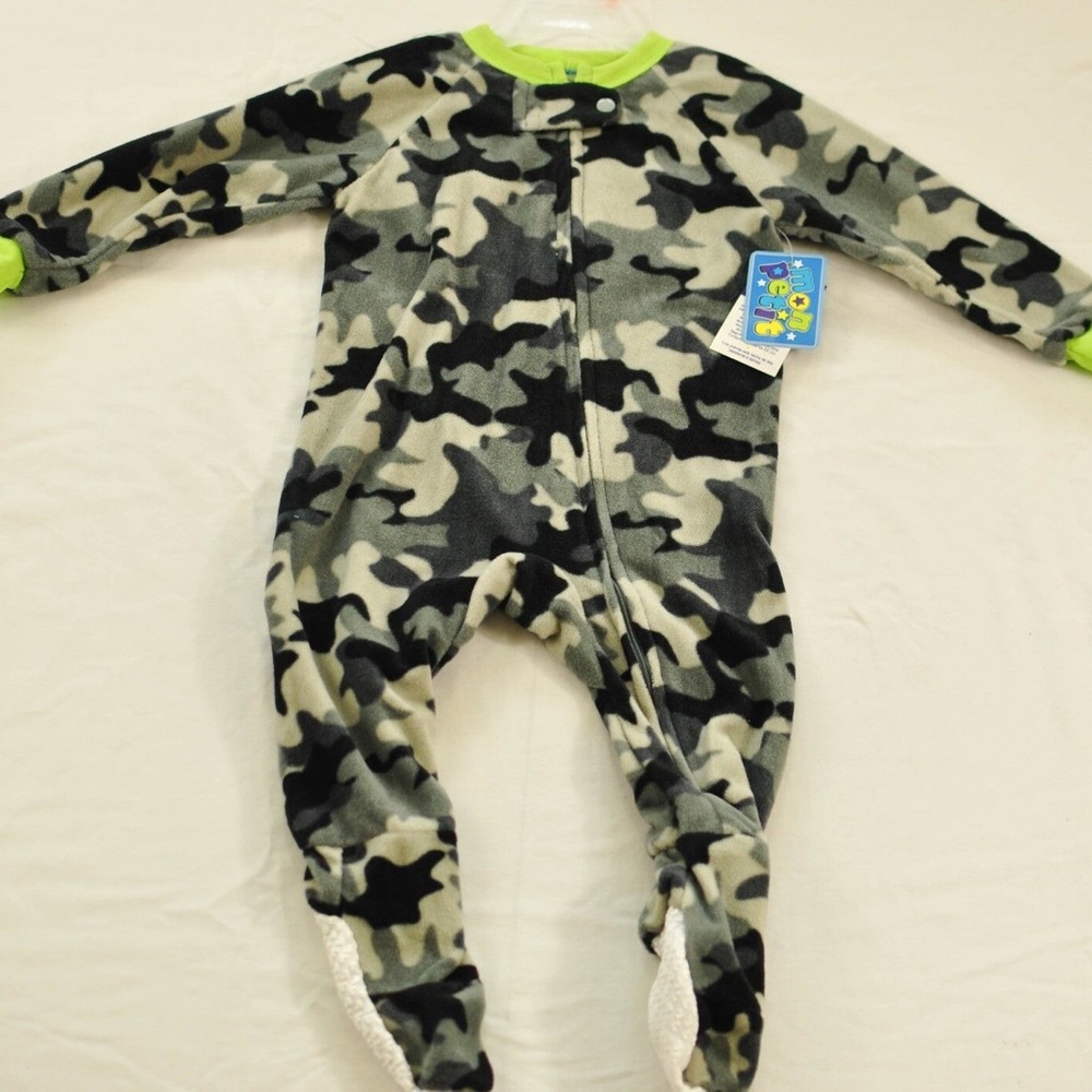 Mon Petit Kids Camouflage Onesie- 12 months